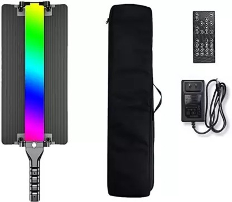 TECHGEAR R1000 RGB Stick Light for Photography Handheld Led Video Wand Straight Flash Bracket
