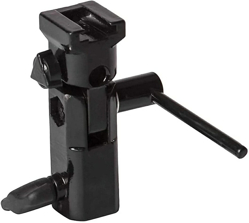 Hiffin S-1 umbrella bracket S1 Umbrella Bracket Heavy Duty Flash Light Stand Umbrella Holder B Bracket Speedlite Holder (CNC Aluminium) in Black Color Custom Flash Bracket