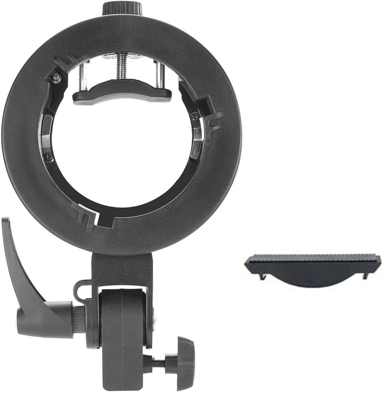 Simpex S2 Bracket Speedlite Flash Bracket Bowens Mount for Round Head Camera Flash S2 Bracket Rotating Flash Bracket