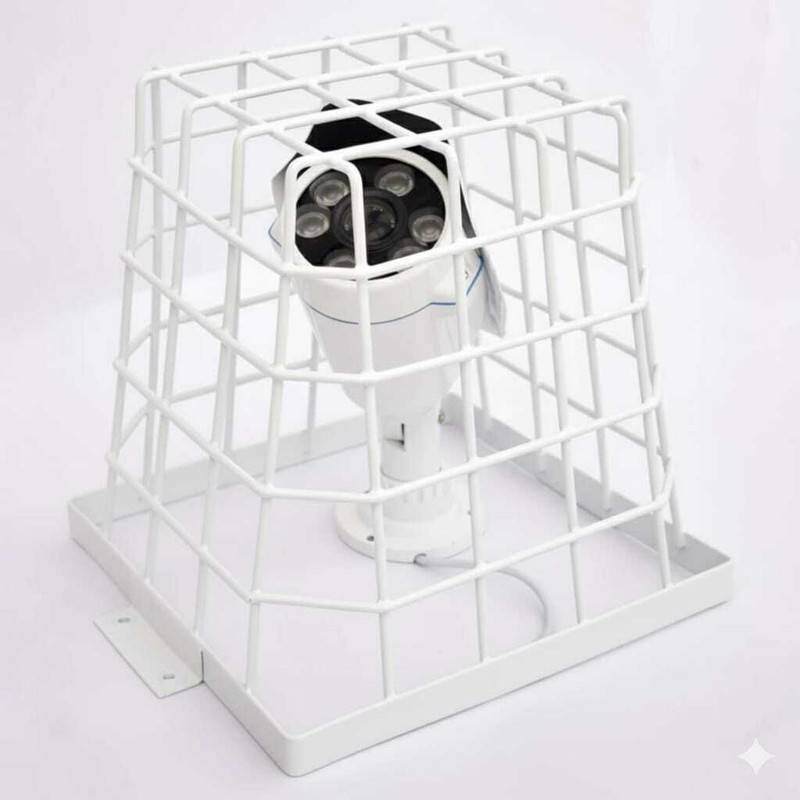 ICON CREATION Metal CCTV Cage Protection (Pack of 1) Camera Housing
