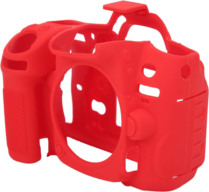 DIGICLIMBER D7000 for nikon camera silicone protective case cover Professional Silicone Rubber Camera Case Cover Detachable Protective for D7000 - Camera Bag (Red) Camera Bag (Red) Camera Housing