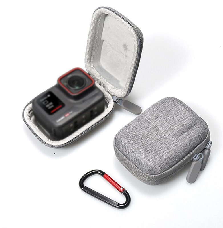 ELEPHANTBOAT Carrying Case for Insta360 Ace Ace Pro Action Camera EVA Hard Case with  Camera Bag(Grey)