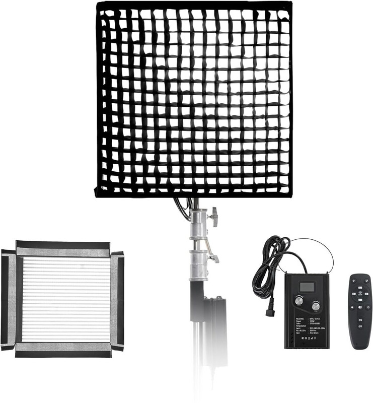 DIGITEK DFFL 6060 200W Bi-Color Flexible LED Light with App Control Remote Photo 18000 lx Camera LED Light