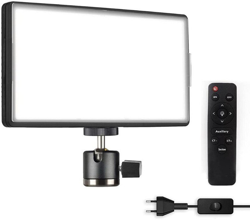 Exxelo LED Soft Light Panel Kit for Studio Photography, YouTube Shoot 3600 lx Camera LED Light(Batteries Included)