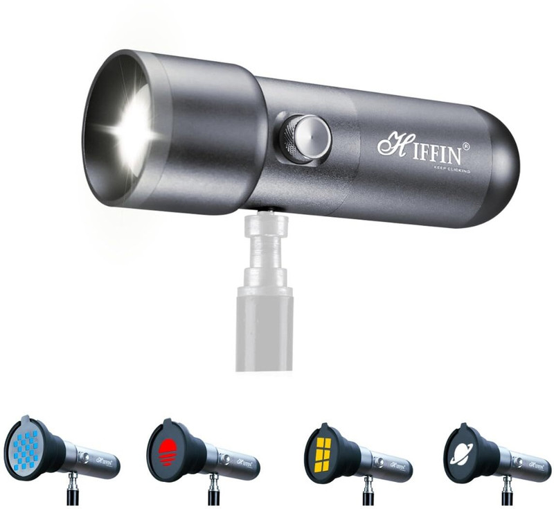 Hiffin G-Flash RGB LED Light – 7500mAh, 4 Modes, 20 Filters, Perfect for Creators! 1620 lx Camera LED Light(Batteries Included)