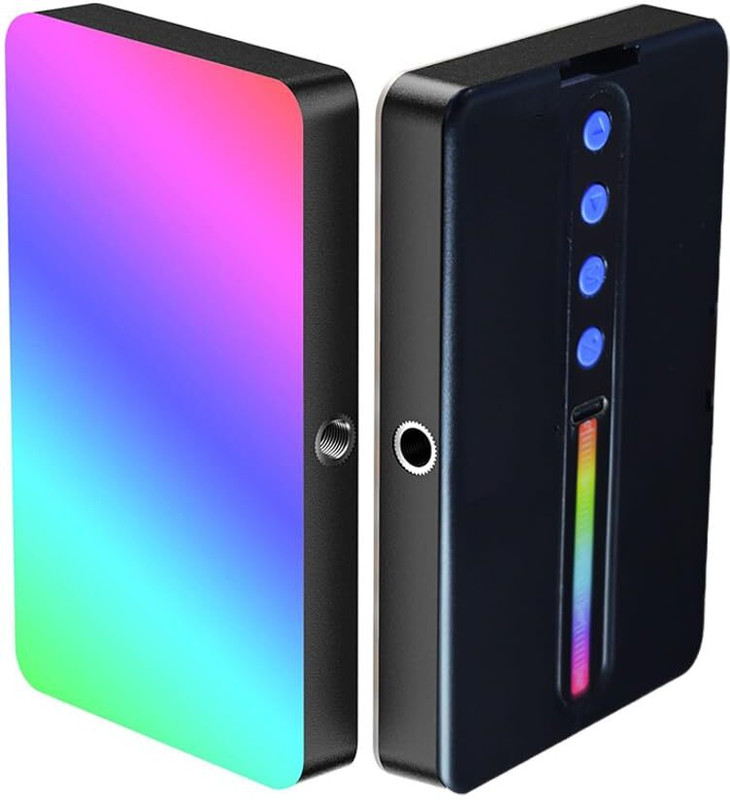 AMG Music Led Video Camera Full Color RGB Lights Videography, Photography , Vlogging Flash(Soft White, White, Warm Light, RGB All Colours)