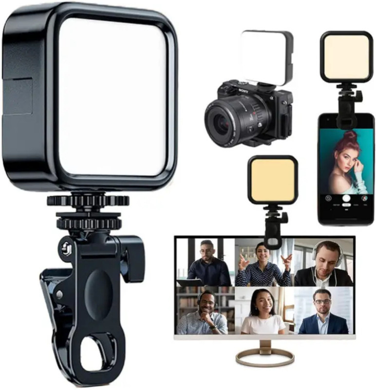 Gadgetturbo Led pocket video light 0 lx Camera LED Light 0 lx Camera LED Light(Batteries Included)