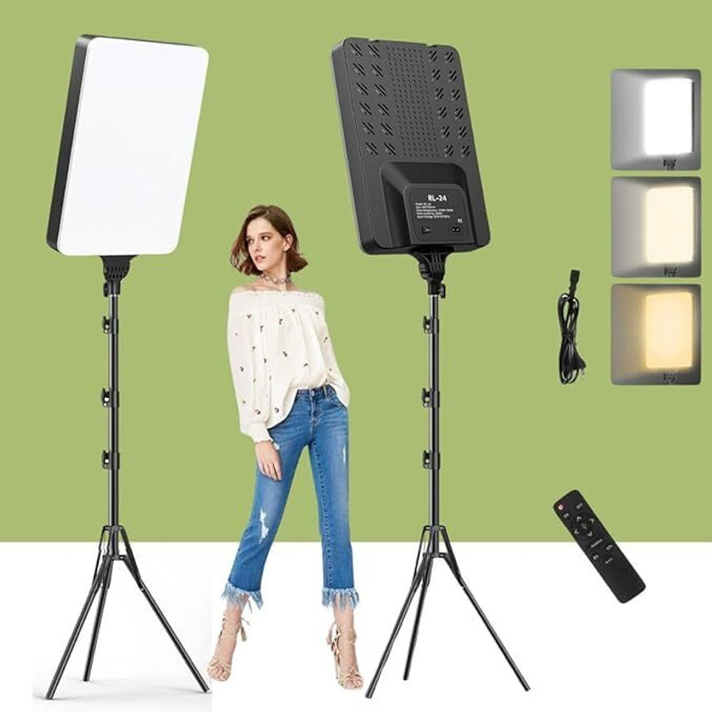 Gogotek 16 Inch Premium LED Video Light Kit Photography Lighting 1pcs 1 lx Camera LED Light