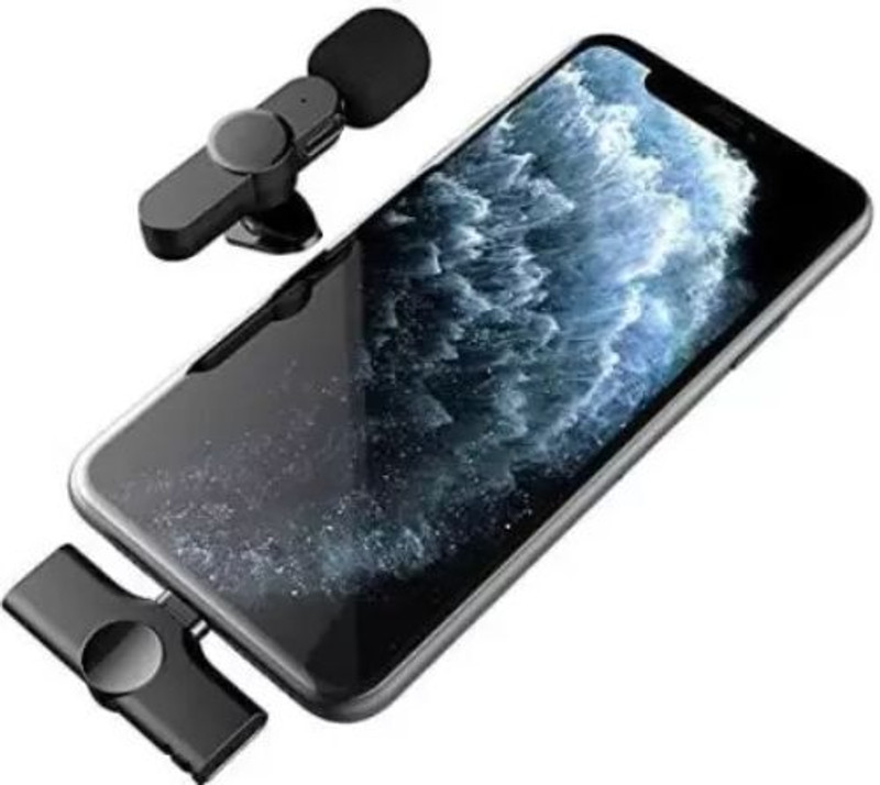 SS Store ATY_916A_K8 WIRELESS COLLER MICROPHONE FOR UTUBE,VLOGGING,REELS & LIVE STREAMING Camera Microphone