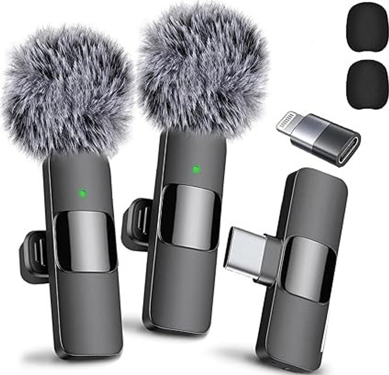 BfsTeckt Furry K9 Plug & Play Wireless Mic for Vlogging & Reels Camera Microphone