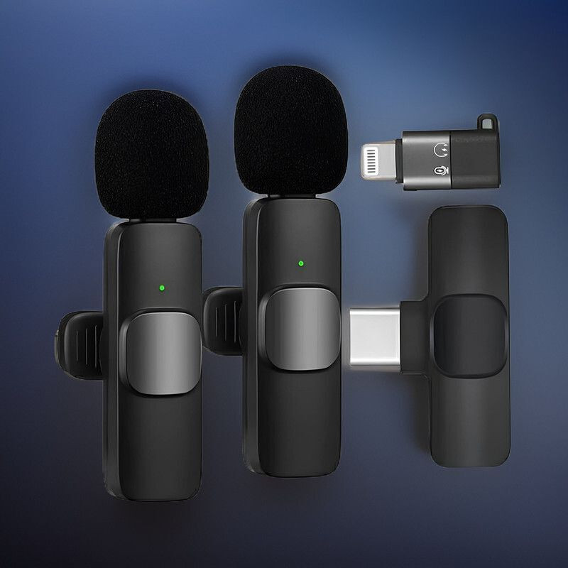 SS Store B57_K8 Wireless Mic & Charging Case: Perfect for YouTube Camera Microphone