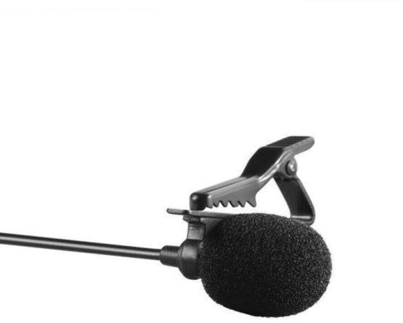 ELDORICH M1 Collar Microphone for Youtube Video Recording with 3.5 Condenser Microphone Camera Microphone