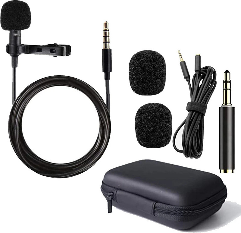 IMAGINEA Lavalier Lapel Clip-on Interview Microphone with Extendable Extension Cable Camera Microphone