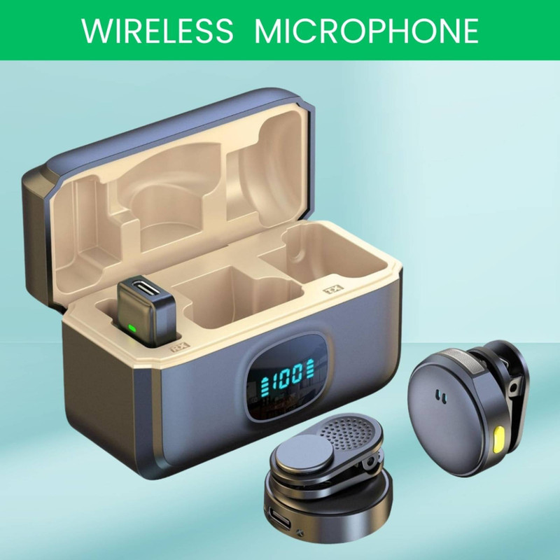 AWD Q8 Wireless Microphone for Audio Clarity Camera Microphone