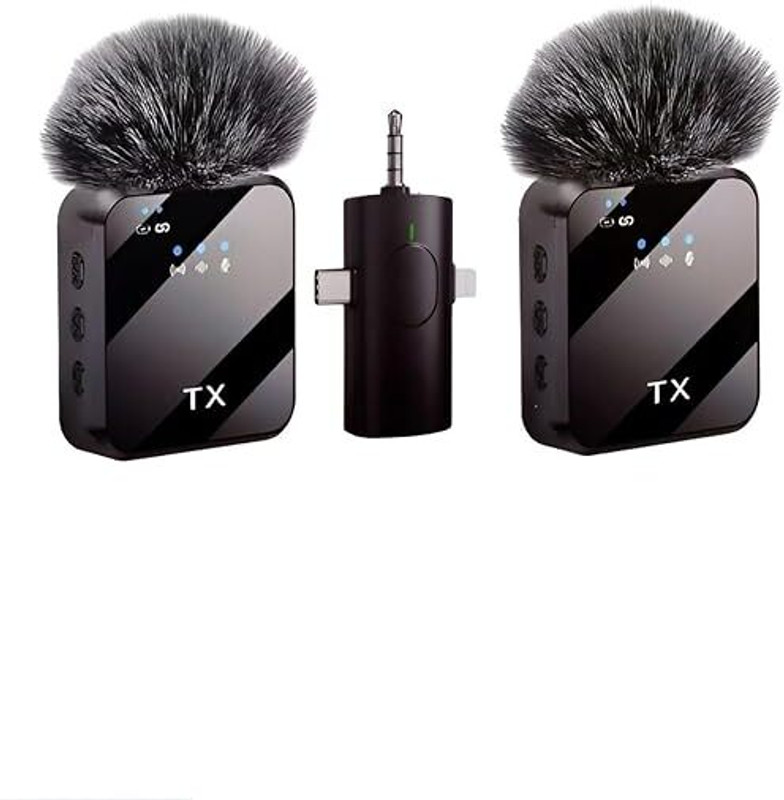 Abgrow Lavalier Microphone Portable Noise Cancelling Mic for YouTube Camera Microphone