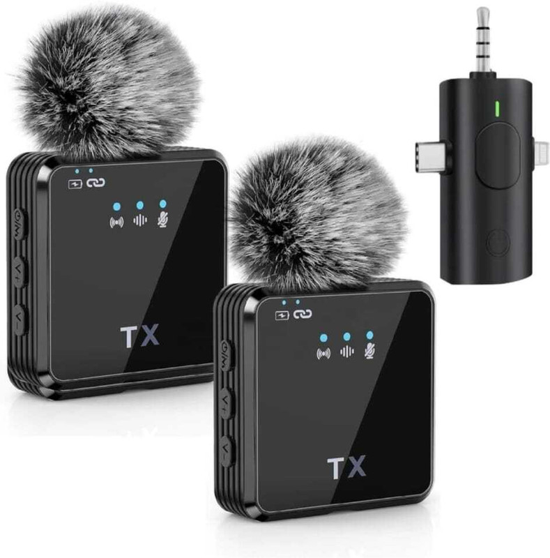 JANVI F11-2WIRELESS MICROPHONE Camera Microphone