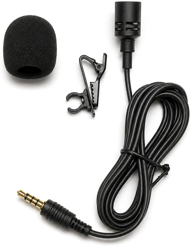 TRUWEL Wireless Lavalier Microphone with Camera Remote & Suction Mobile Holder Camera Microphone