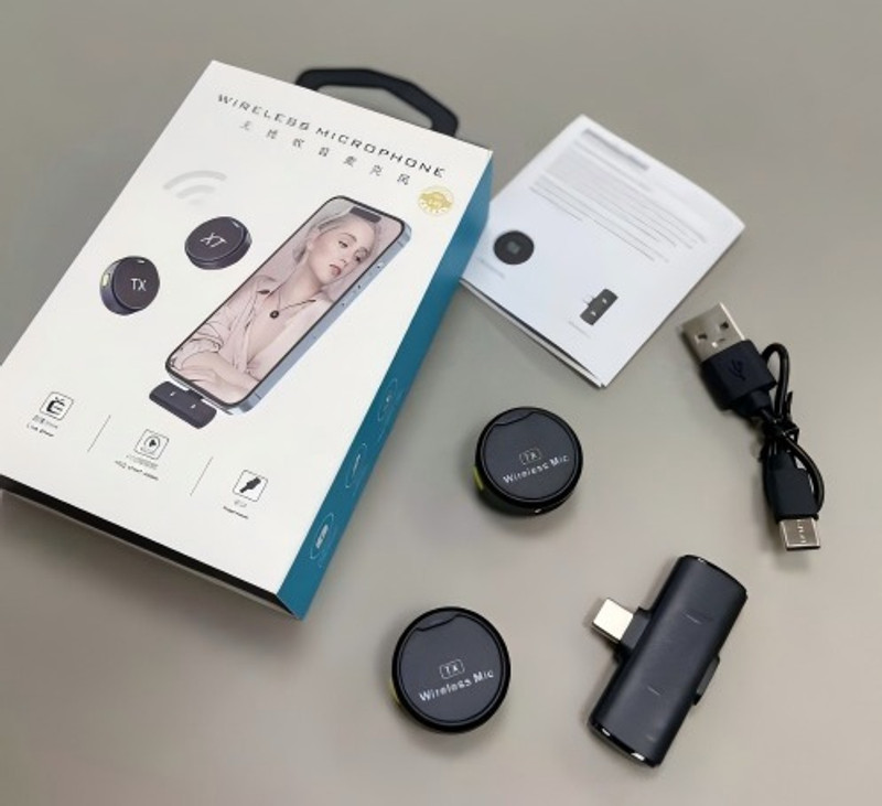 Good One TX Professional Dual Wireless Microphone for Content Creators, Interviews Camera Microphone