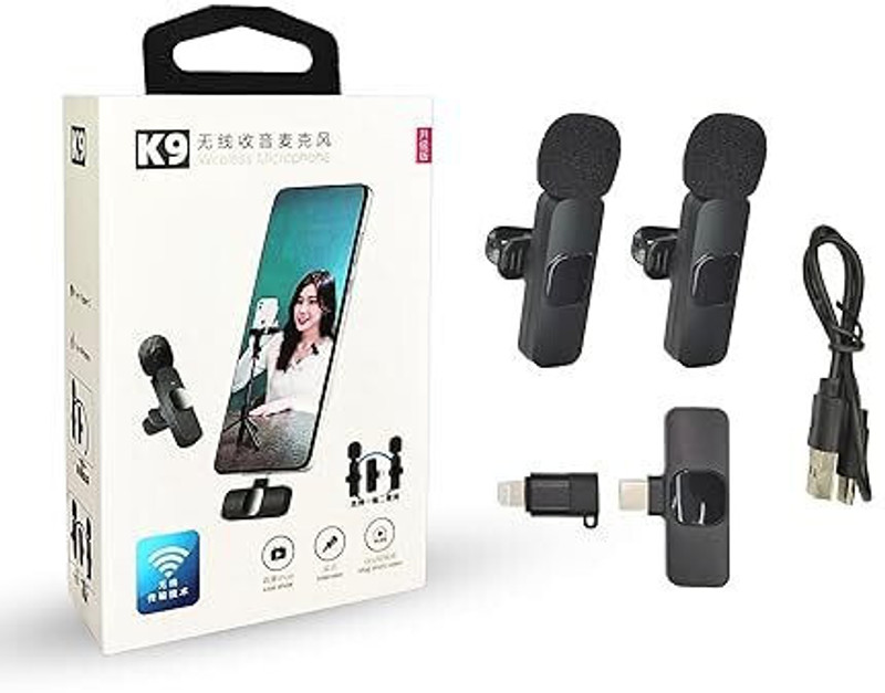 PAPLAJ ENTERPRISES Wireless Microphone for YouTube,vlog, Recording for Compatible Android & iPhone Camera Microphone