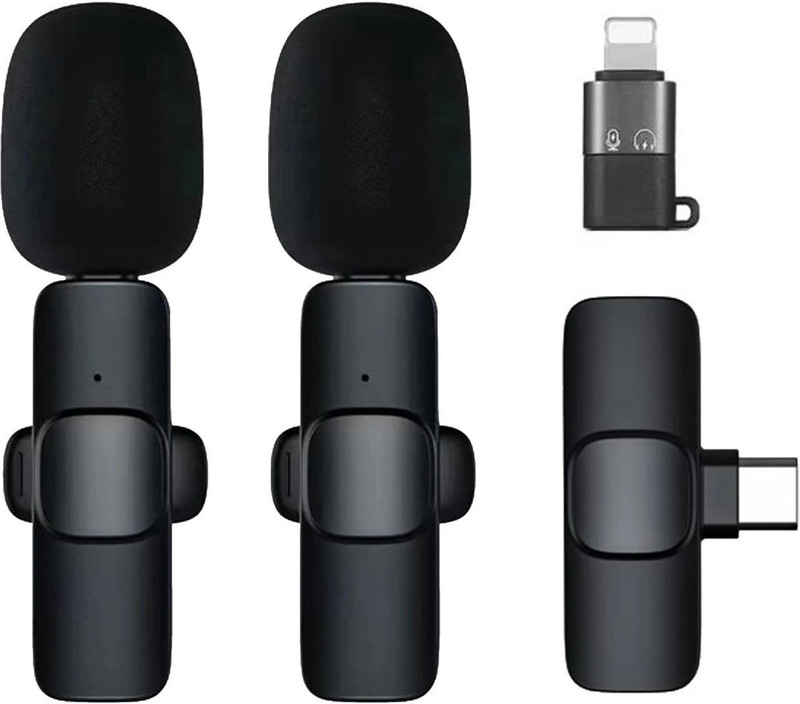 SterlingBazaar K9 Wireless Mic for Camera & Phone – Noise-Free Audio for Vloggers Camera Microphone