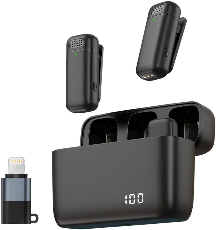FORMONIX Wireless Microphone for Video Recording Type C Android & iPhone Microphone