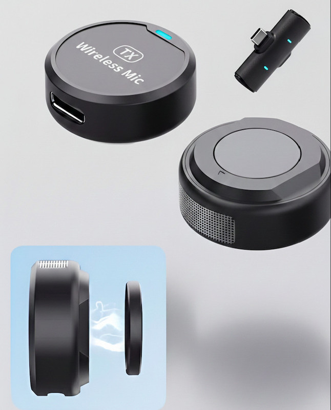 Good One Professional Dual Wireless Microphone for Content Creators, Interviews Camera Microphone