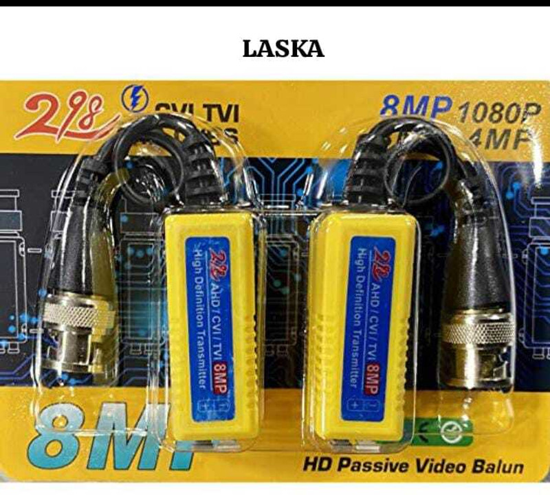 LASKAPRO 8mp HD passive video balun Camera Mobile Mod(Compatible only with 8 mp cameras ,TVI CAMERAS)