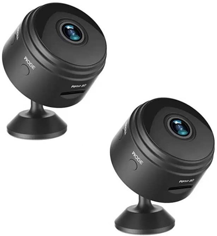 Roboflash combo of 2 Mini WiFi Security Camera with Audio and Video Camera Mobile Mod(Compatible only with  All Mobile)