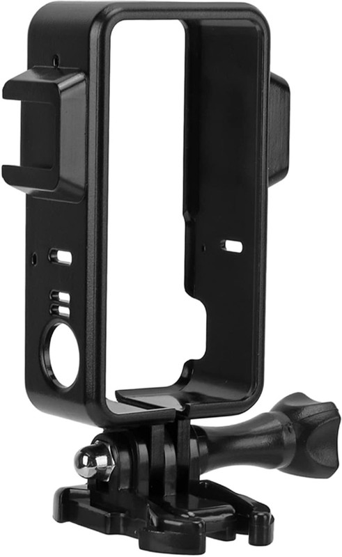 Action Pro Body Grip Camera Mount(Protective Frame Cage with Dual Cold Shoes for DJI Osmo Action 2 Camera)