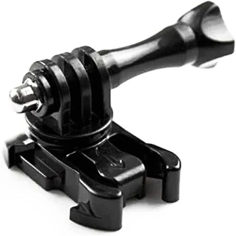 Action Pro Helmet Flat Placement Camera Mount(360 Degree Rotation Quick Release Buckle Base Adapter Mount with Screw)