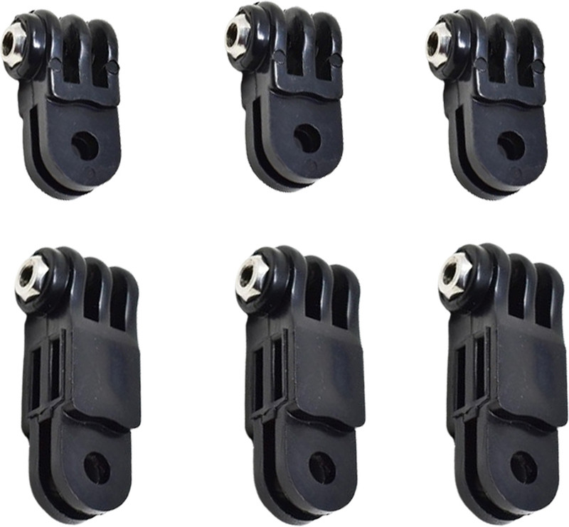 Action Pro Helmet Flat Placement Camera Mount(Made in India Long & Short Straight Joint Adapter Mount (Pack Of 3))