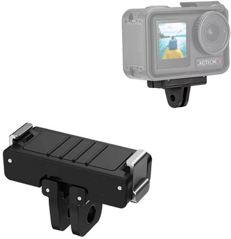 PhotoMax Magnetic Quick Release Mount Adapter Tripod(Black, Supports Up to 1000 g)