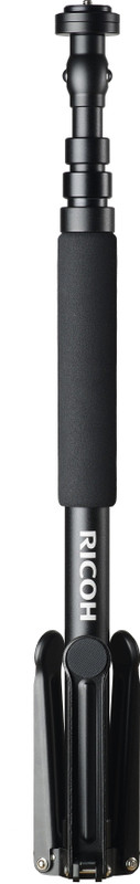 Ricoh Theta Stand TD-1 Monopod(Black, Supports Up to 1000 g)