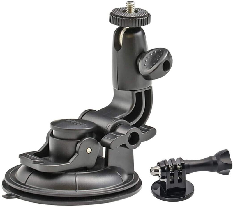 Action Pro Wall Suction Camera Mount(Black)