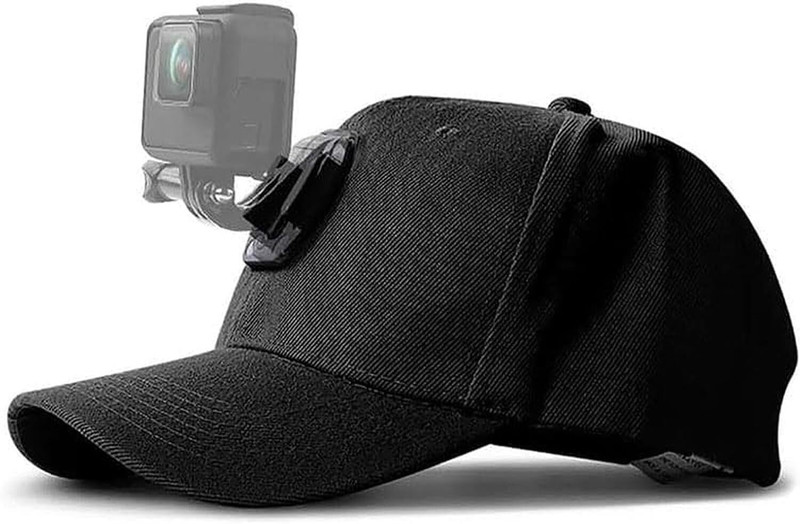 MILLETS Flat Surface Stand Camera Mount(Black, Camera Action Camera Head Cap Mount with Quick Release Buckle)
