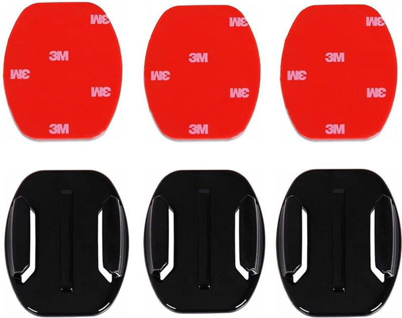 Action Pro Helmet Flat Placement Camera Mount(3M Flat Adhesive Sticky Mount (Pack of 3))