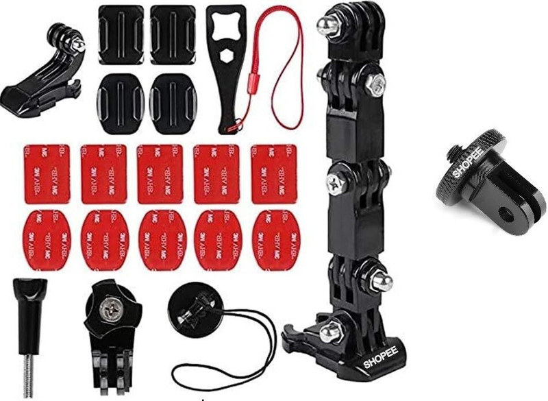 MILLETS Flat Surface Stand Camera Mount(Multicolor, Helmet Grip Camera Mount)