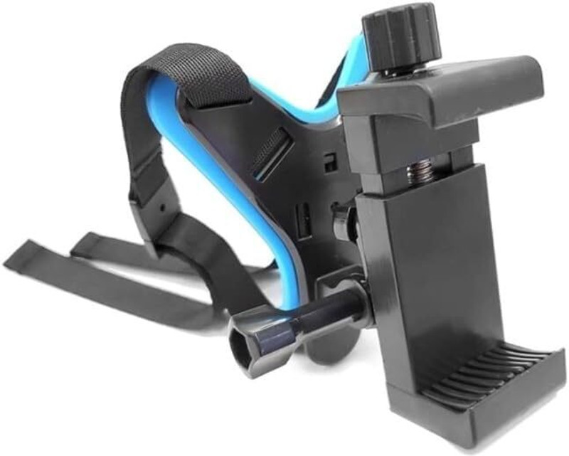 Wrapo Helmet Stand Camera Mount(Strap Camera Mount Holder For Helmet Capability Mobile & Go Pro Blue)