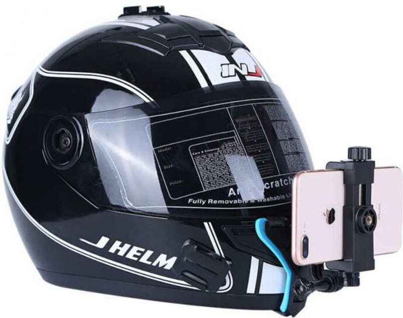 Gentle e kart Helmet Strap Camera Mount(Black)