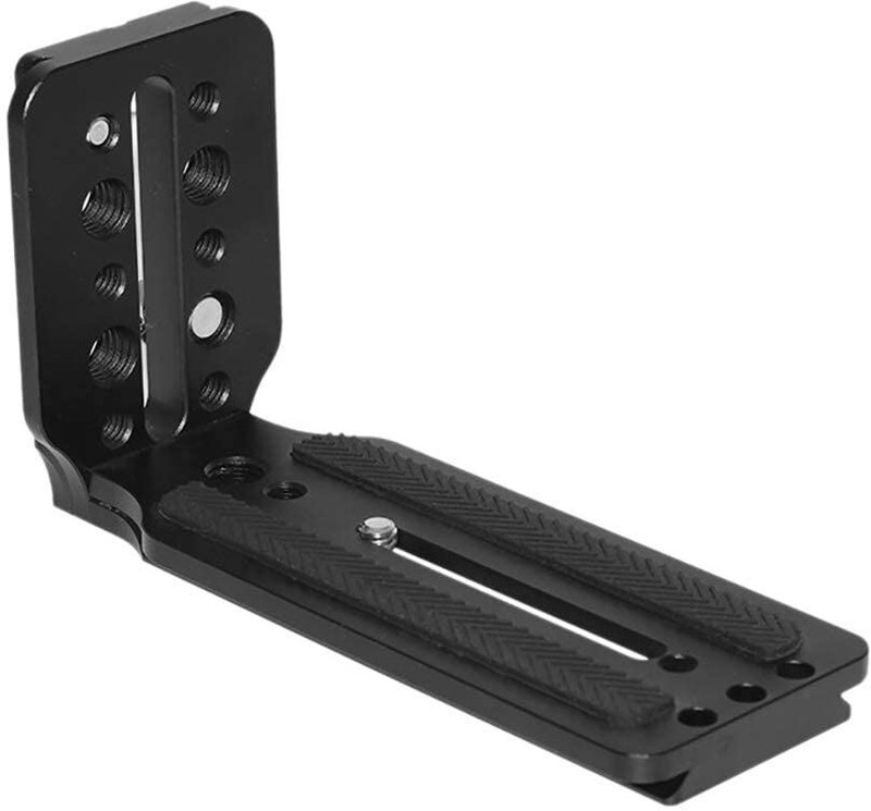ELFOG 1/4 inch Vertical Shoot Quick Release L Plate Bracket Base Holder Quick Release Plate