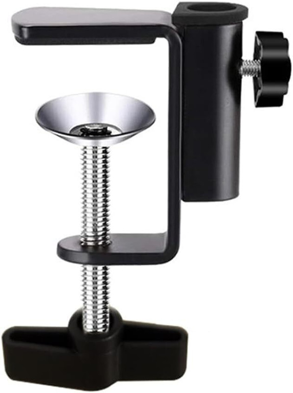 MILLETS Wall Stand Camera Mount(Black, Desk Base Clamp Mount C-Clamp Clip Mount for Camera)