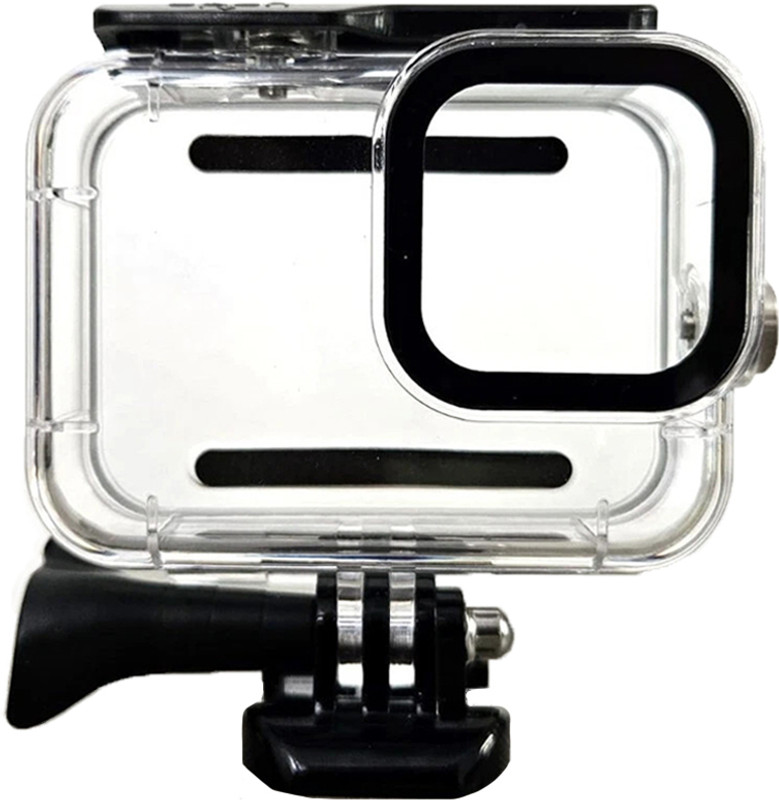 Action Pro Flat Surface Flat Placement Camera Mount(GoPro Waterproof Housing Case 60 Meter Compatible With GoPro Hero 9/ 10/ 11/ 12)