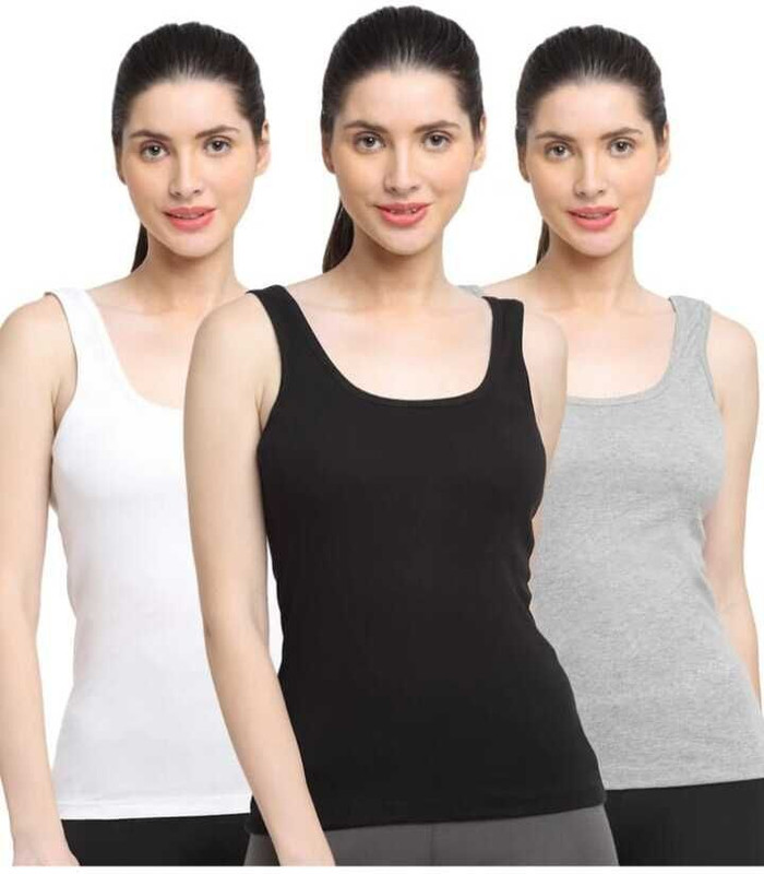 Nrv Creation Women Camisole(Pack of 3)