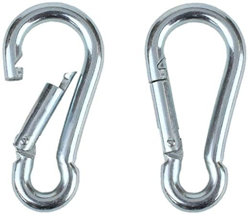 Haniza Snap Hook Clip Heavy Duty Carabiner Clip, Stainless Steel Spring Snap Hook2PCS Cam