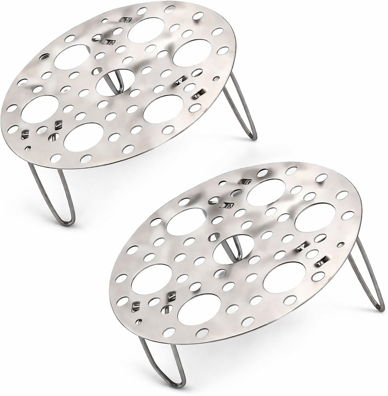 BHAJANSHREE Stainless Steel Steamer Stand for Cooker | Multipurpose Food Steaming Rack Stainless Steel Steamer(1 L)