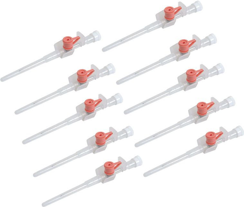 Lisamed IV Cannula With Wings & Injection Port 20G(Pink) Intravenous  Cannula(Pack of 100)
