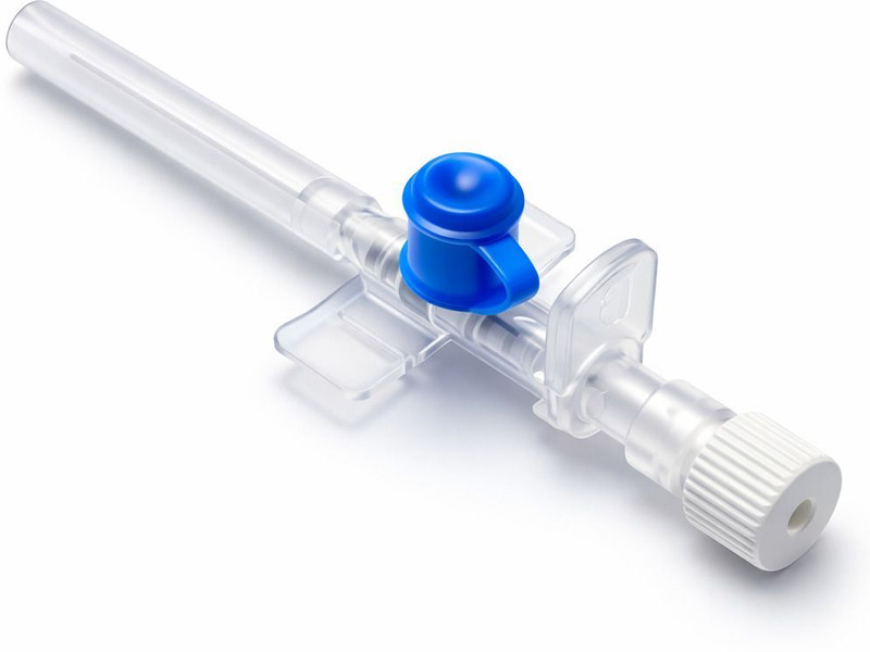 Fidelis Healthcare I.V. Catheter/Cannula With Injection vale and Wings, 22G Disposable (One piece) Intravenous  Cannula(Pack of 1)