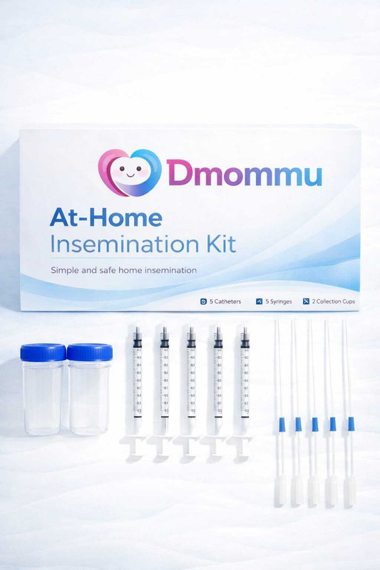 Dmommu Self Insemination Kit for Women (17cm) | 5 Syringes, 5 Catheters & 2 Containers Intravenous  Cannula(Pack of 5)