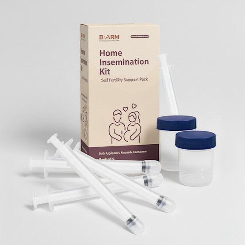 B-Arm Self Insemination Kit with 2 Long Range Applicators & 2 Containers| At Home IVI Intravenous  Cannula(Pack of 2)