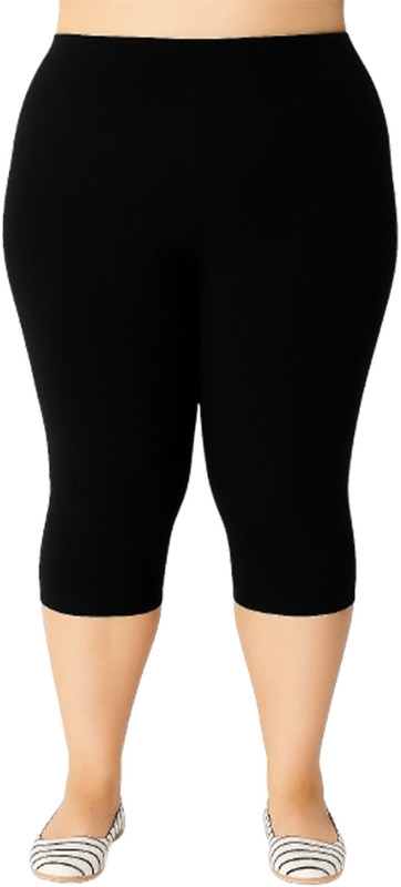 pinkshell Women Black Capri